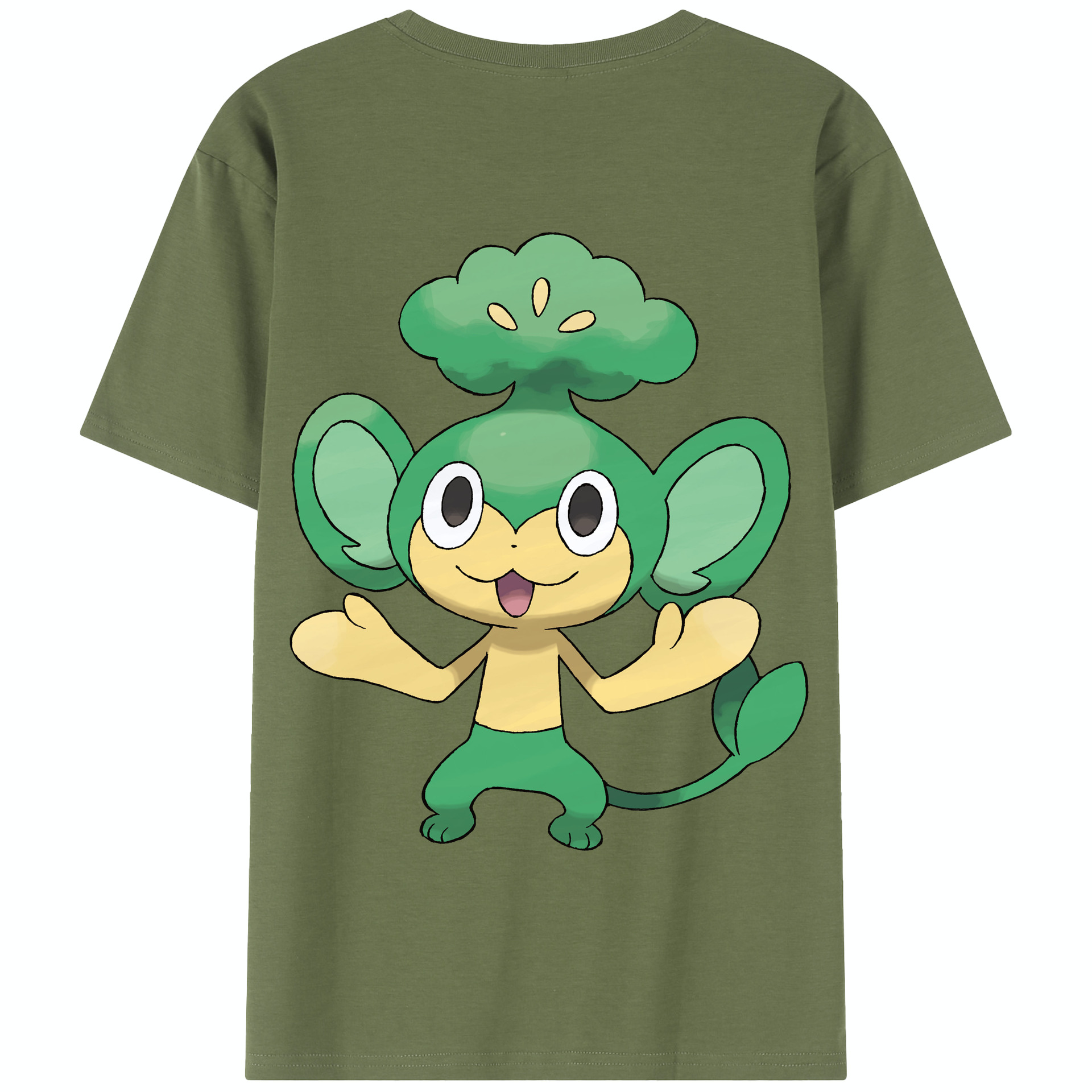 （画像用） ポケットモンスター Pokémon 綿100％半袖Tシャツ（背面プリント）